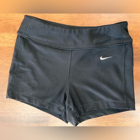 Nike Fit Dry Black Spandex Athletic Workout Shorts XS 2.5” Inseam - Picture 2 of 7